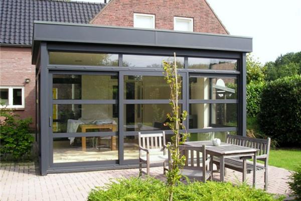 Serre met plat dak - Van Den Bergh